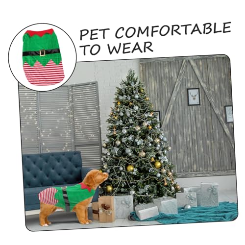 Disfraz de Navidad para perros KESYOO tamaño XXL verde miniatura 4