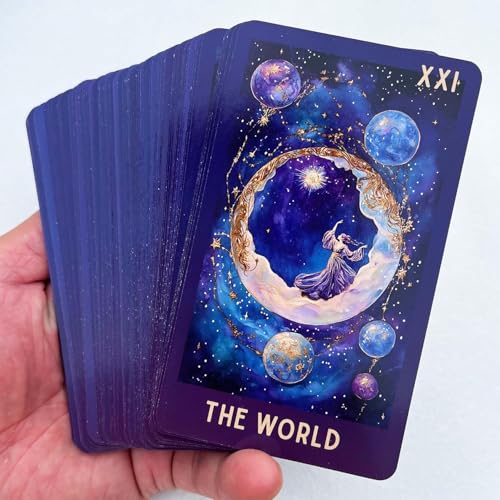 Image of Celestial Tarot Deck Unique, 78 Cosmic Tarot Cards with with Guidebook, Modern Witch Tarot for Beginners and Experienced Readers, Divination and Spiritual Divination Tool