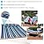 Sunnydaze Outdoor Quilted Fabric Hammock - Two-Person with Spreader Bars - Heavy-Duty 450-Pound Capacity - Catalina Beach