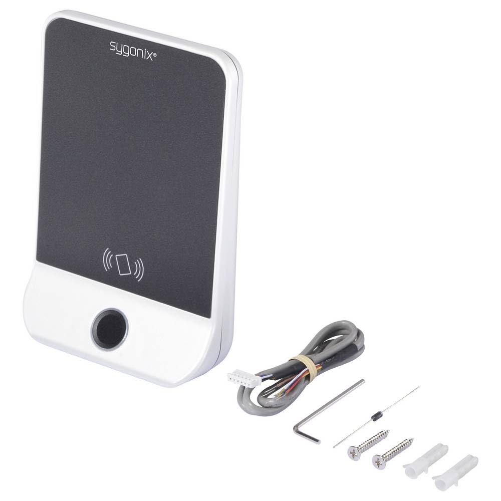 Sygonix SY-6888062 Fingerprint/RFID Zugangssystem Aufputz 12 V/DC mit beleuchteter Tastatur