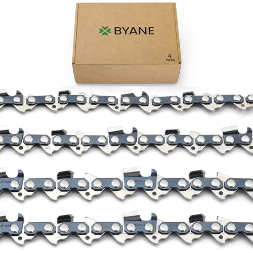 BYANE 4er-Pack Sägekette 15 cm (6 Zoll) 1.1 mm (.043") 1/4" 32 TG – Robust & Rückschlagsarm für Makita DUC150/DUC150Z uvm