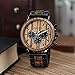 BOBO BIRD Mens Personalized Engraved Wooden Watches, Stylish Wood & Stainless Steel Combined Quartz Casual Wristwatches for Men Family Friends Customized Watch(B-for Son from Mom)