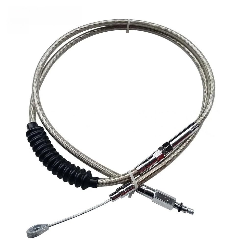 Línea de embrague trenzada acero inoxidable para motocicleta, juego cables acelerador 180cm y 130cm para Heritage Sportster 883 1200