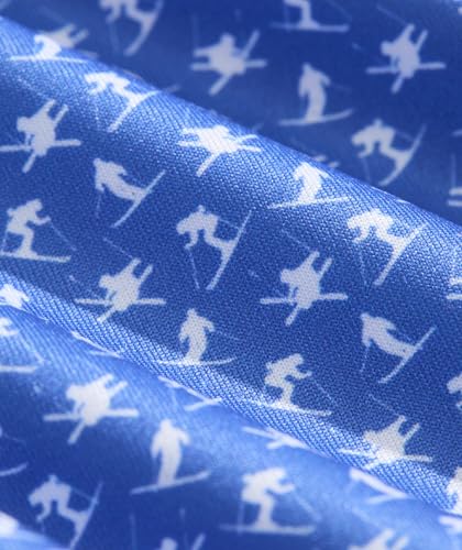Image of vineyard vines Boys' Printed Sankaty Performance Polo, Micro Ski - Blue, 7