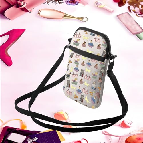 JYTAPP F House TV Series Crossbody Bag 80s TV Show Lover Gifts F House TV Sitcom Crossbody Bag Mary Fans Gifts3