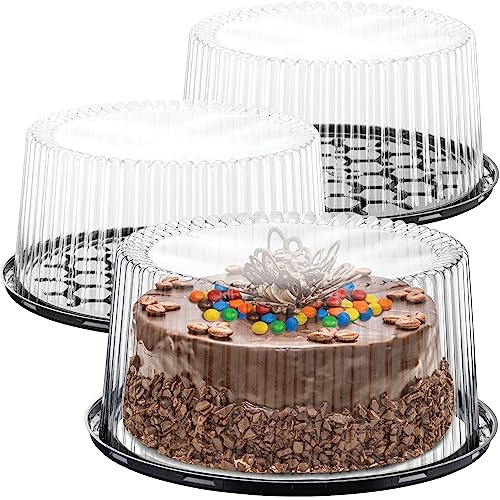 Disposable 9 Inch 3-Layer Cake Carriers