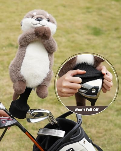 Big Teeth Sea Otter Plush Headcover