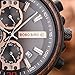 BOBO BIRD S18-1 Mens Wood Watch Stylish Wooden Stainless Steel Combined Chronograph with Luminous Pointers Fashion Timepiece for Men