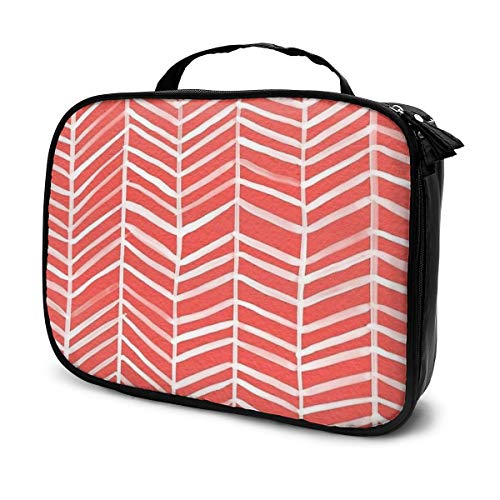 Preisvergleich Produktbild Kosmetiktasche mit Fischgrätenmuster, tragbar, multifunktional, geeignet für Sport, Fitnessstudio, Yoga, Strand, Baden