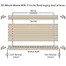 NOVINO RV Blinds Repair Kit for Camper Window, Pleated RV Shade Repair Kit, Camper Blinds String Maintain for Day Night Pleated Window Shade-Tan