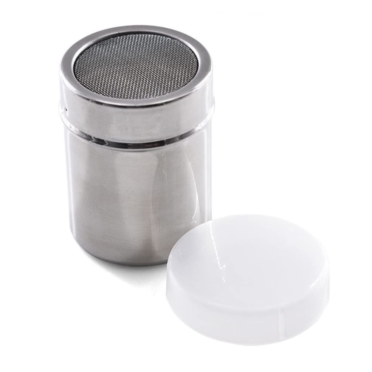 HOLIDYOYO 3pcs Large Size Pepper Stainless Steel Air-tight Seasoning Bottles Easy to Clean for Baking Random Color