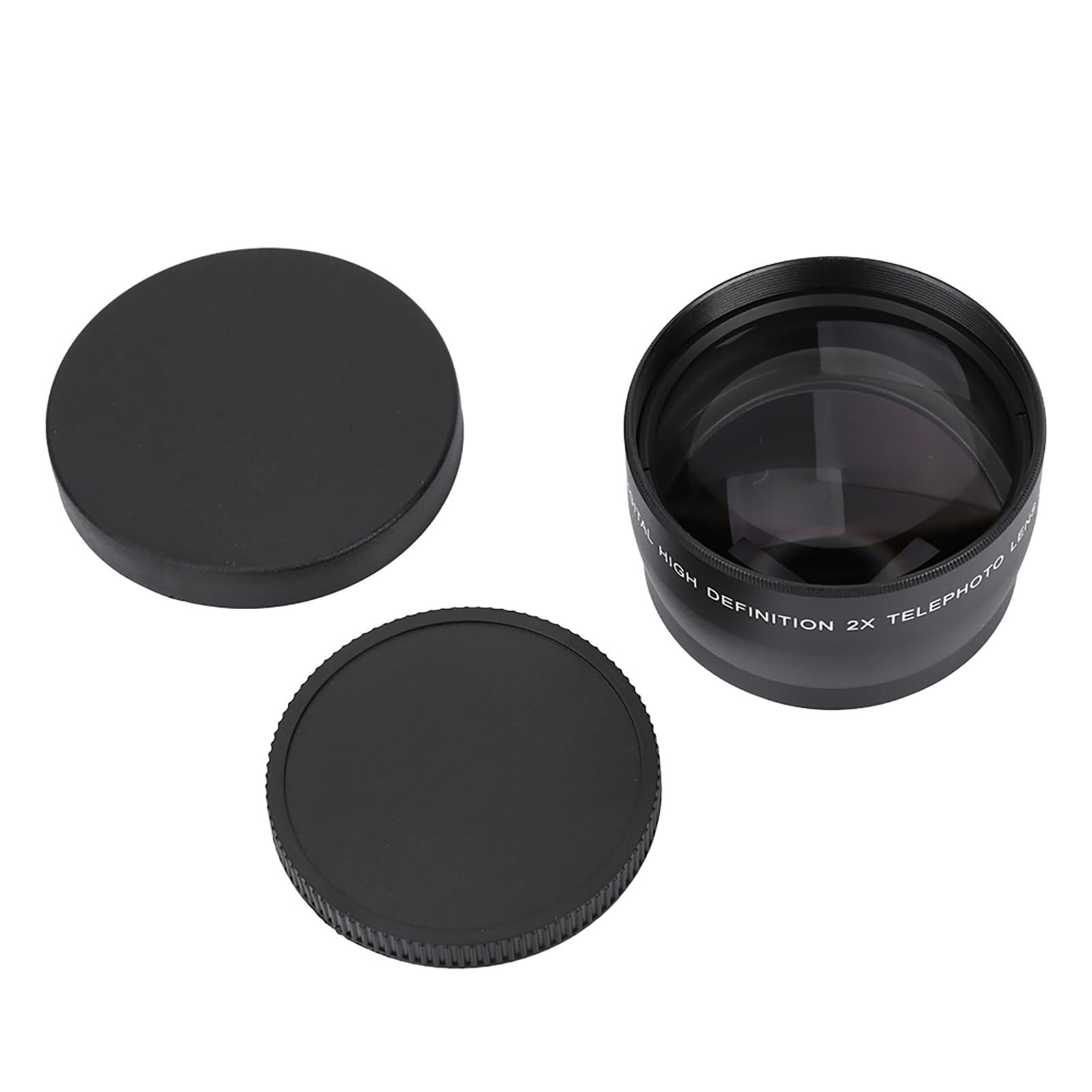 Teleobiettivo 58mm Ingrandimento 2X Teleobiettivo Teleconvertitore Universale per Accessori per Fotocamere
