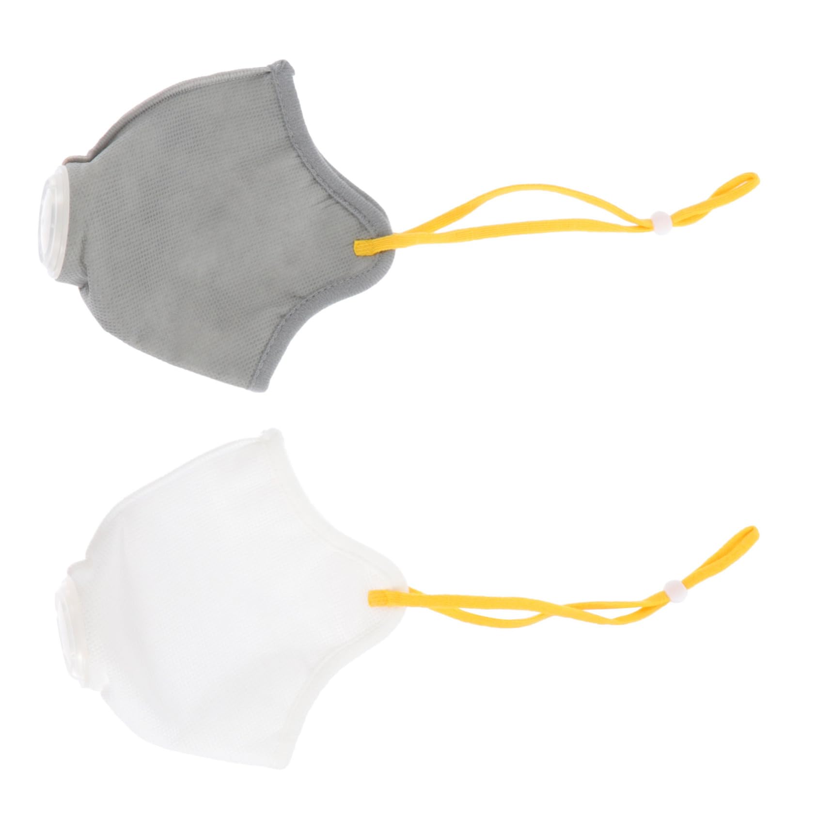 Happyyami 2Pcs Adjustable Muzzle for Bite and Breathable Use Durable Non Woven Mouth Cover for Dogs for Grooming and Training