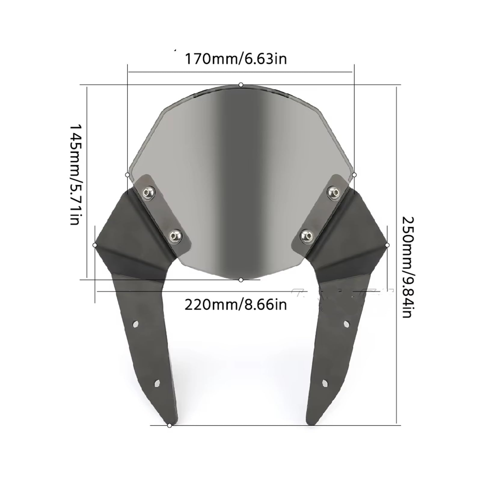 para Kawasaki para Z800 2013-2016 Parabrisas Accesorios para Motocicletas Deflectores Viento Pantalla Protector contra Parabrisas Pantalla para Moto