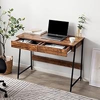 Amazon | パソコンデスク 引き出し付き PCデスクdesk 大容量 省