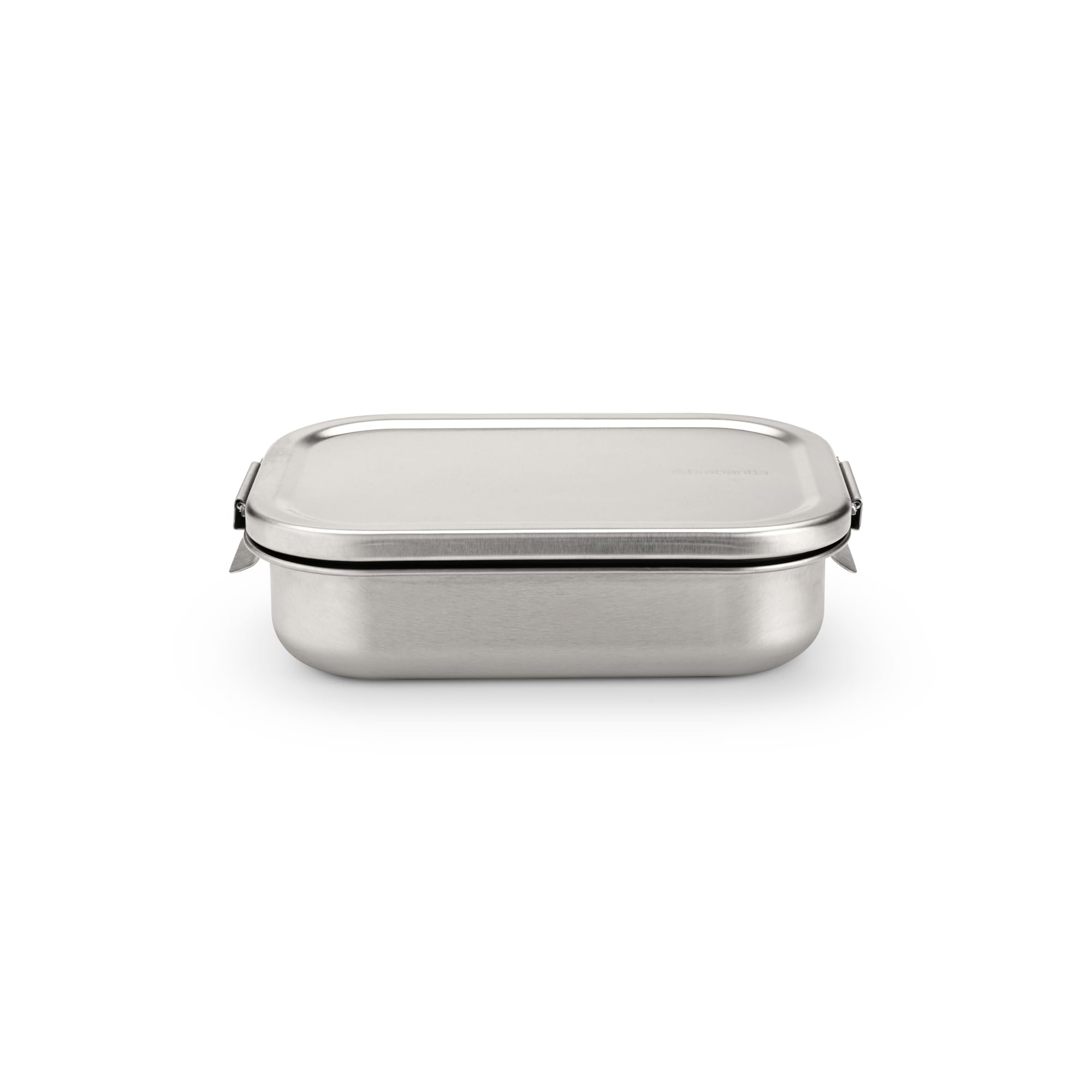 Brabantia - Make & Take Lunch Box with Adjustable Divider, Durable and Sustainable Design Sandwiches, Wraps, and Snacks - Matt Steel, Medium