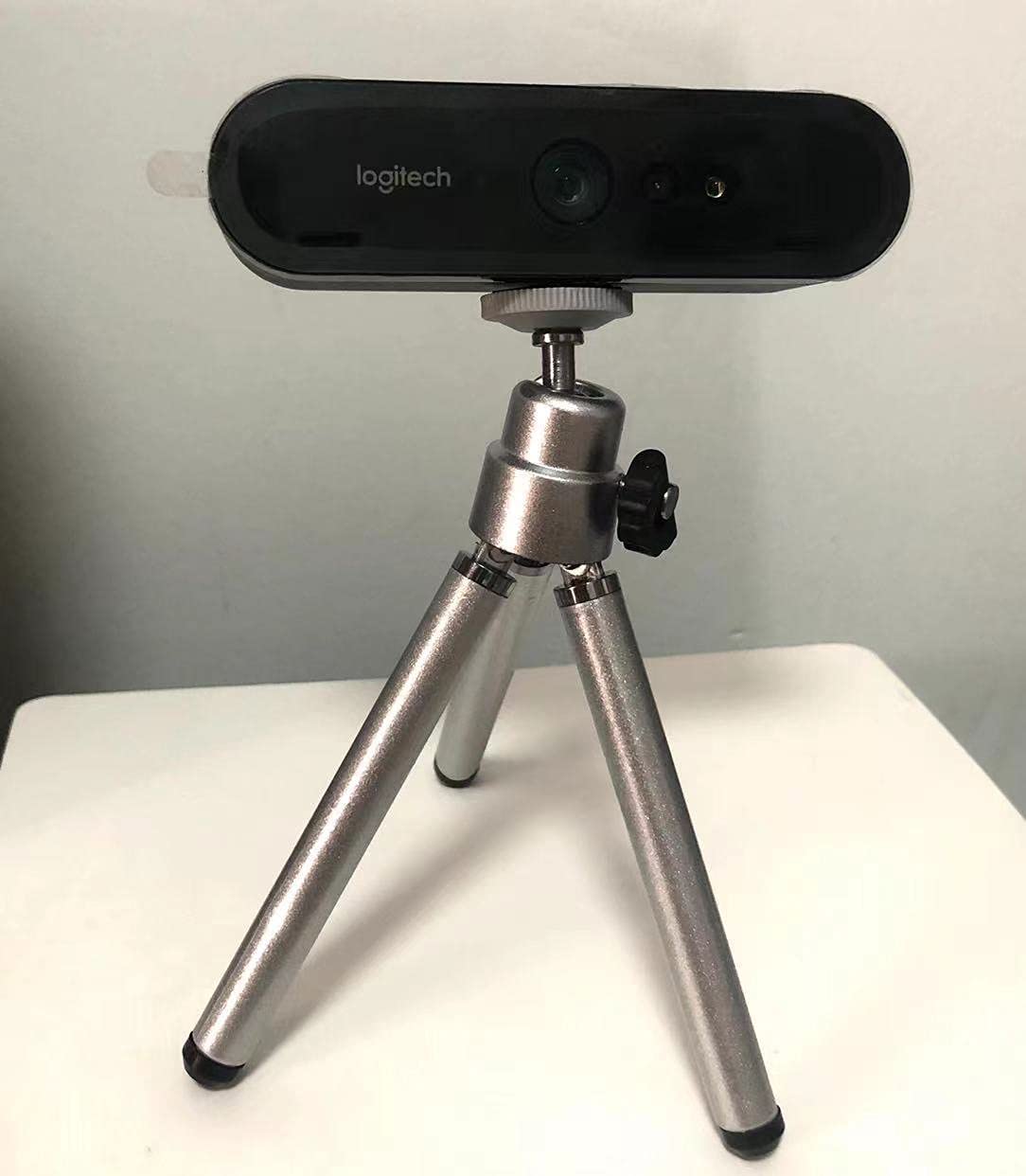 Webcam Mini trípode para Microsoft LifeCam Studio 1080p HD Webcam/Logitech Webcam C930e, C930, C920, C922x, C922, Brio 4K, C925e, C615