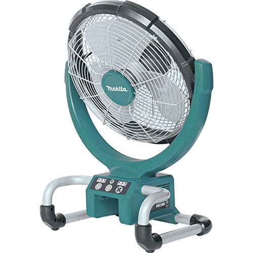 Makita DCF300Z 14.4V/ 18V Li-Ion LXT Portable Fan - Batteries and Charger Not Included, Black/Blue 2 Makita DCF300Z 14.4V/ 18V Li-Ion LXT Portable Fan - Batteries and Charger Not Included, Black/Blue - Image 2
