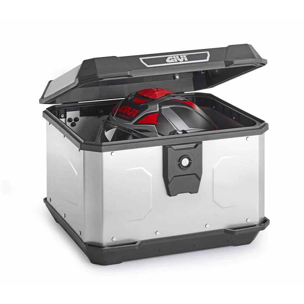 GIVI BAULETTO ALPINA ALP44A MONOLOCK 44LT IN ALLUMINIO NATURALE