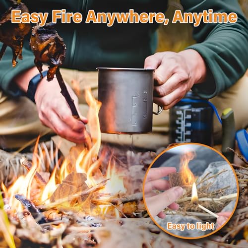 HGD Fire Starter, Natural Fire Starters for BBQ, Campfire, Fireplace, Charcoal, Wood Stove, Chimney, Fire Pit, Grill, Smoker, Indoor Outdoor Use - Image 5