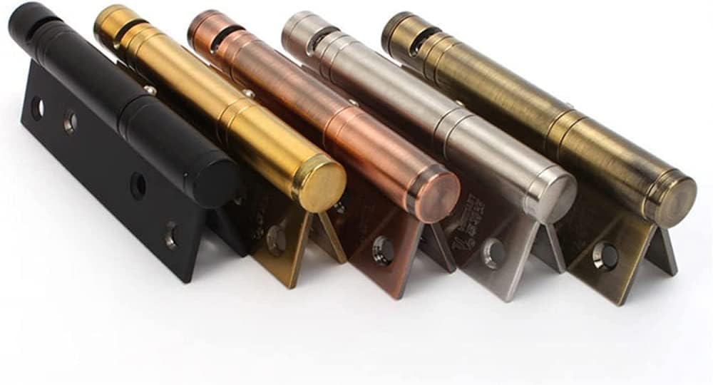 DIY Hardware Manufacturing Heavy Duty Automatic Self-Closing Spring Hinges Stainless Steel Door Hinges Hallway Boiler Apartment Entrance Hallway-Black