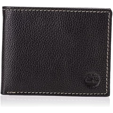 Timberland Bi-Fold Leather Wallet with Flip Pocket Cover
