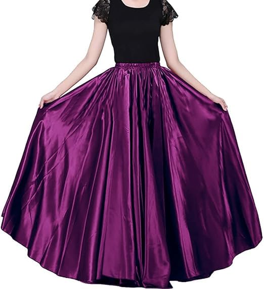 Image of Radhika 'n' Dhaanya creation Women's Silk Fabric Double Umbrella Lehenga Skirt Flare 8 to 9 mtrs.