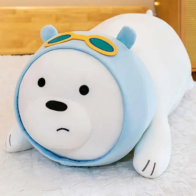 Polar Bear Plush Toy - 35cm Adorable Stuffed Animal Doll for Kids