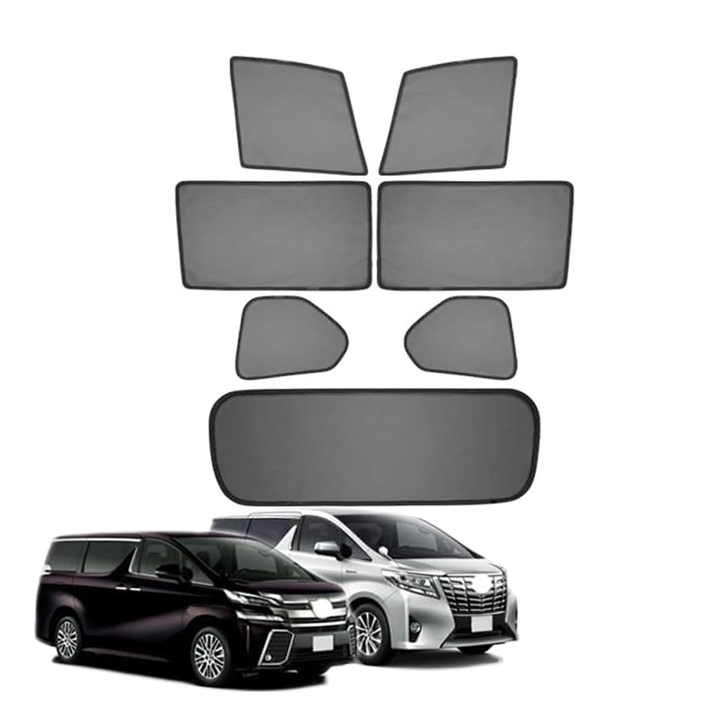 アルファード/ヴェルファイア 30系専用マグネット式サンシェード7枚 Amazon | 新型 アルファード 30系 メッシュカーテン マグネット