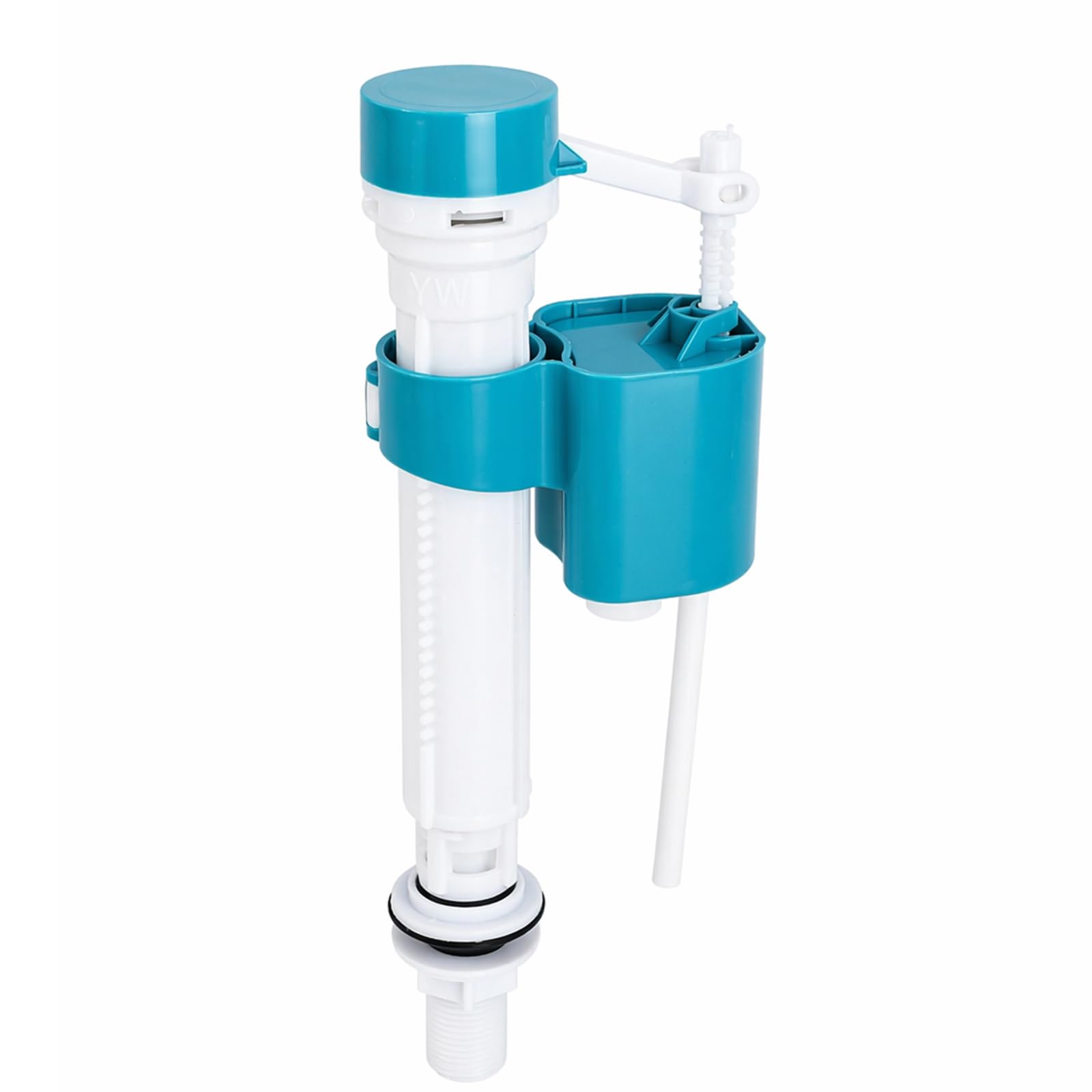 Universal Toilet Fill Valve Bottom Entry, Adjustable Cistern Flush System Replacement Parts, High Pressure Water Saving Float Valve for Standard Bathroom Tanks