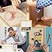 omyzam 8 Different Types of Small Wooden Nails and Self Tapping Screws Combination Toolbox Copper Nail Iron Nail Screws 1600pcs