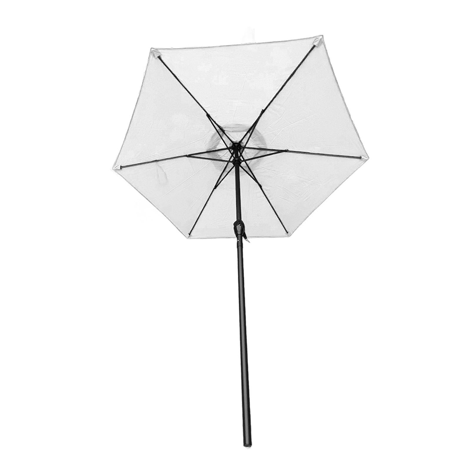 Elprico Wytrzymały Parasol Ogrodowy o Długości 6,9 Stopy z mocną ramą, Odporny na Blaknięcie Parasol Targowy do Basenu w Kawiarni, Restauracji, Tkanina Poliestrowa