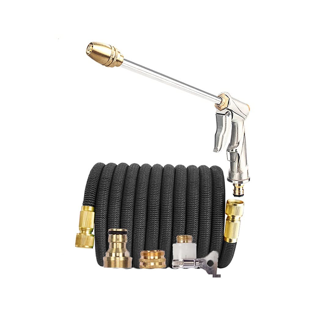 Nuovo Tubo da Giardino con Pistola ad Acqua Set Tubo espandibile Tubo per Irrigazione del Giardino Tubo per Autolavaggio ad Alta Pressione (Size : 16FT) (Size : 150FT) (25FT)