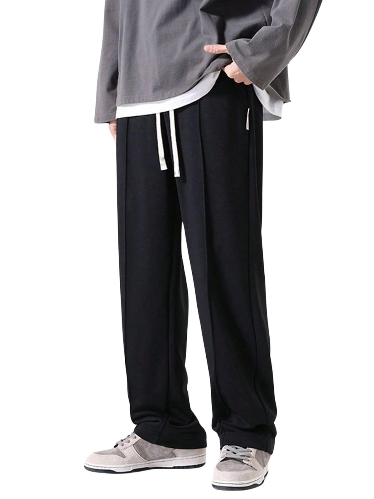 Sponsored Ad - Men's Lycra Cargo Track Pants – Loose Fit Joggers for Men | Korean Style Travel & Lounge Wear with Pockets (Available in Plus Size and Combo Pack of 2)