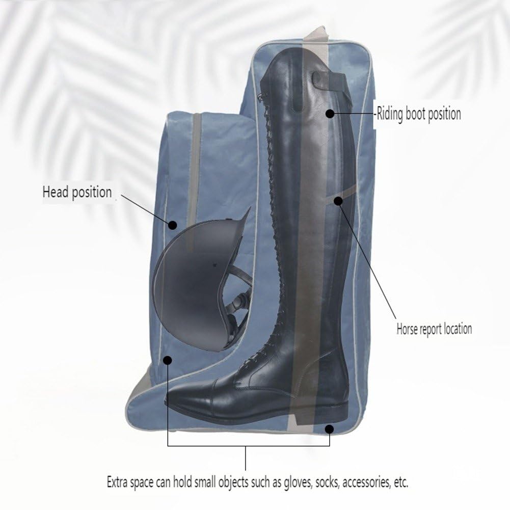 Borsa Porta Stivali Alta, Borsa Viaggio per Stivali Equitazione per Riporre Casco, Frusta E Accessori.
