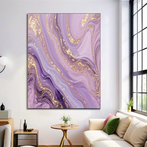 Arte de pared mármol dorado de 60x90cm, la solución perfecta para paredes vacías