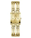 Gold-Tone Square Analog Watch