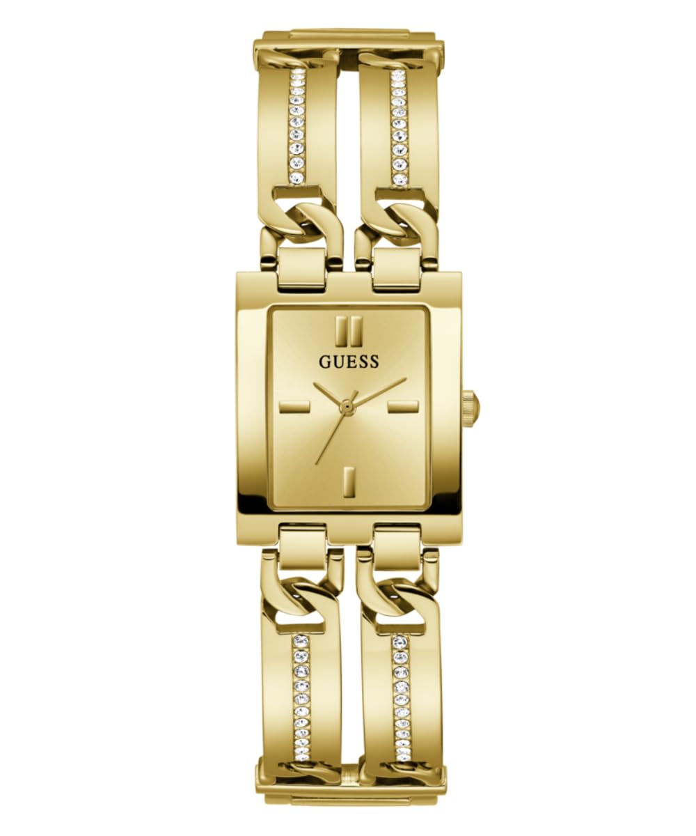 GUESS Ladies Gold Tone Analog Watch (Model: GW0668L2)