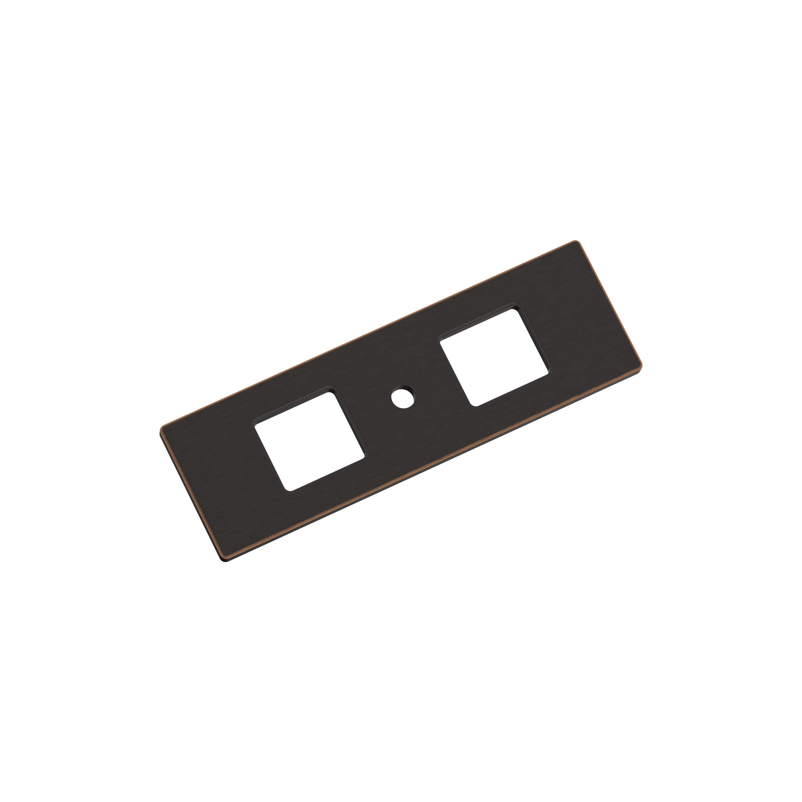 Amerock Medora Cabinet Knob Backplate - Satin Nickel -9
