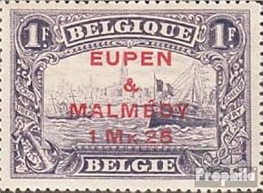 Belgium. Post Eupen/Malmedy 7C, dentate 14 3/4-15 with Hinge 1920 Albert I. (Stamps for Collectors) Seafaring/Ships