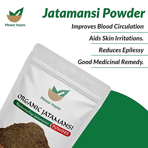 Jatamansi Powder (100g)| Spikenard | Nardostachys Jatamansi for Skin & Hair | Revitalises Skin & Moisturises Scalp