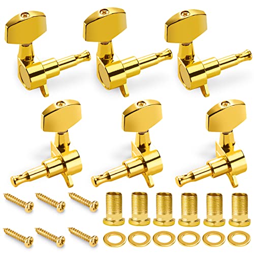 Vangoa Guitare Mécaniques Boutons, 3L3R Cordes Tuning Pegs Clés Chevilles Têtes Fermés, pour Guitare Électrique ou… - Les Beatles, Paul McCartney, John Lennon, RIngo Starr, George Harrison Vangoa Guitare Mécaniques Boutons, 3L3R Cordes Tuning Pegs Clés Chevilles Têtes Fermés, pour Guitare Électrique ou…