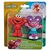 Sesame Street Neighborhood Friends Poseable figurines 2 Pack 7.5 cm tall (Elmo & Abby)