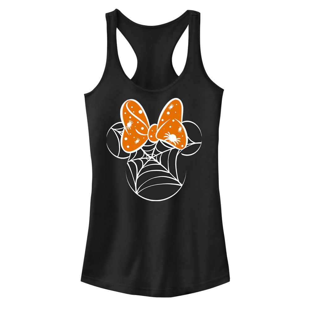 Damska koszulka bez rękawów Mickey & Friends Minnie Web Silhouette Racerback