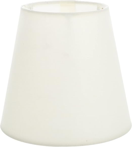 Weißer Plastik Lampenschirm 19cm - Hut Design Für Stehlampen