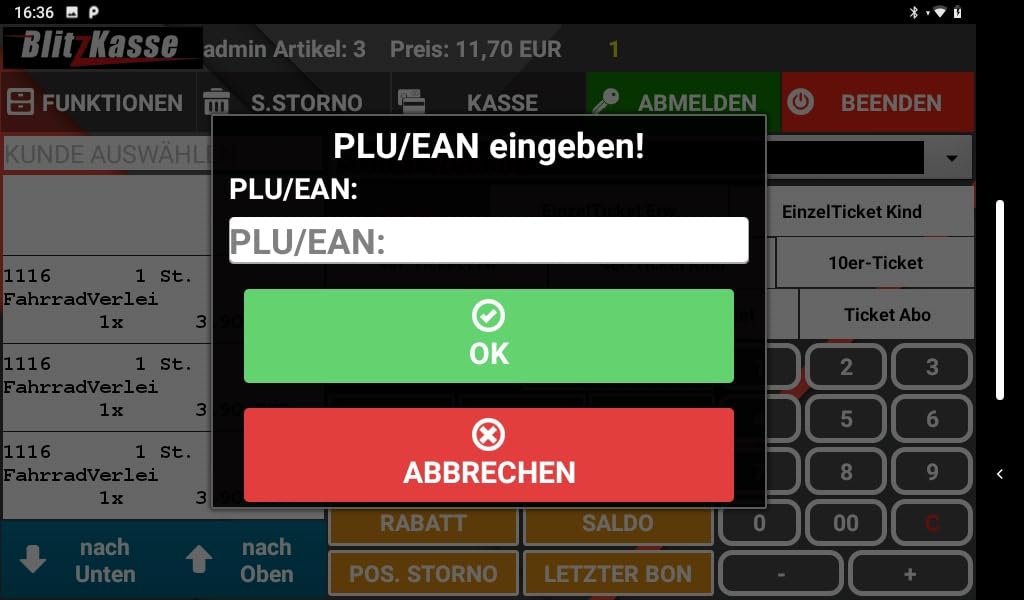 MINI Kassensystem OHNE ABO für Gastronomie – 10" All-in-One POS Kasse mit Touchscreen & Bondrucker – ohne monatliche Gebühren – TSE-konform – ideal für Café, Bar & Imbiss