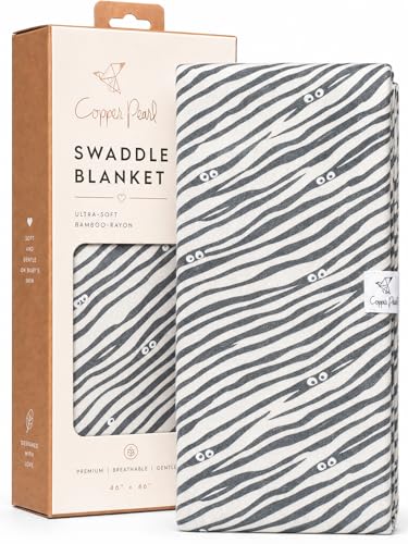 Image of Copper Pearl Swaddle Blankets for Newborns | Soft Stretchy Receiving Blankets for Boys and Girls | Large 46 x 46 Inch Baby Blankets | Lightweight and Breathable Swaddles | Mummy