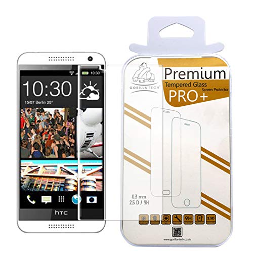 Gorilla Tech HTC Desire 610 Film en Verre Haut De Gamme Invisible Incassable Et Dureté 9H Transparant Qualité HD Anti -Bris Transparent Et Résistant Aux Rayures