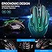 immagine 5Mouse USB, TedGem Mouse Gaming Mouse con Filo Mouse Gaming USB FINO A 7500 DPI, 7 Pulsanti Programmabili, Mouse da Gioco Ergonomici per Windows XP, Vista, WIN7, WIN8, Win10, MAC