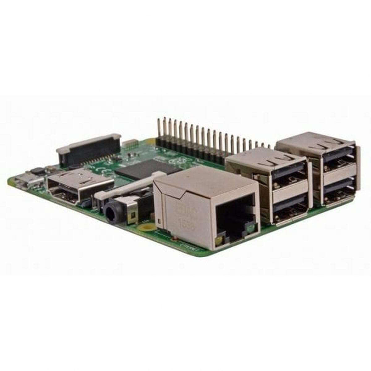 PcCom Raspberry Pi 3B Kit Complet 32GB, Processeur Quad-Core 1.2GHz, WiFi et Bluetooth Intégrés, Carte SD, Alimentation et Dissipateur Inclus